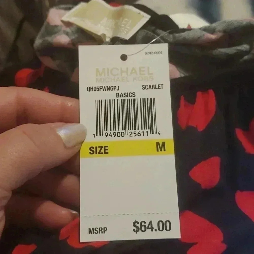 MICHAEL KORS LOVE TOP RED ❤ - Picture 2 of 3